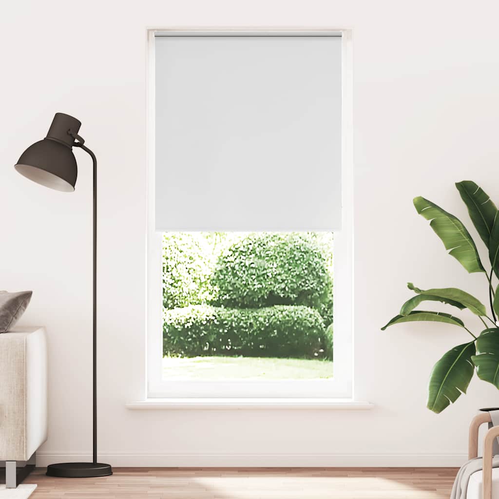 Vidaxl rolgordijn verduisterend 115x210 cm stofbreedte 110,7 cm wit