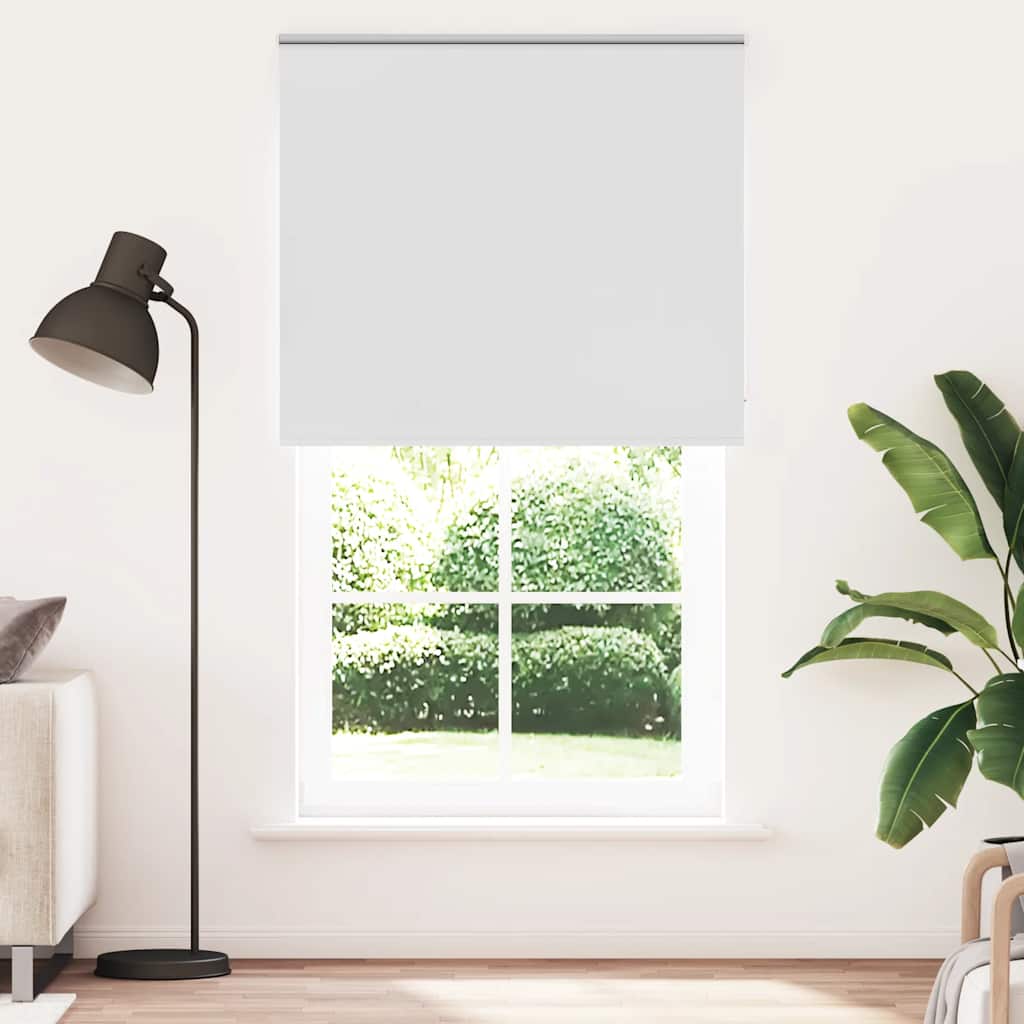 Vidaxl rolgordijn verduisterend 140x210 cm stofbreedte 136,6 cm wit
