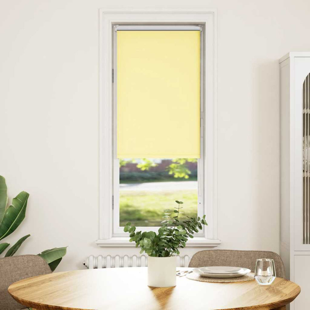 Vidaxl rolgordijn 40x130 cm stof verduisterend geel stofbreedte 35,7cm