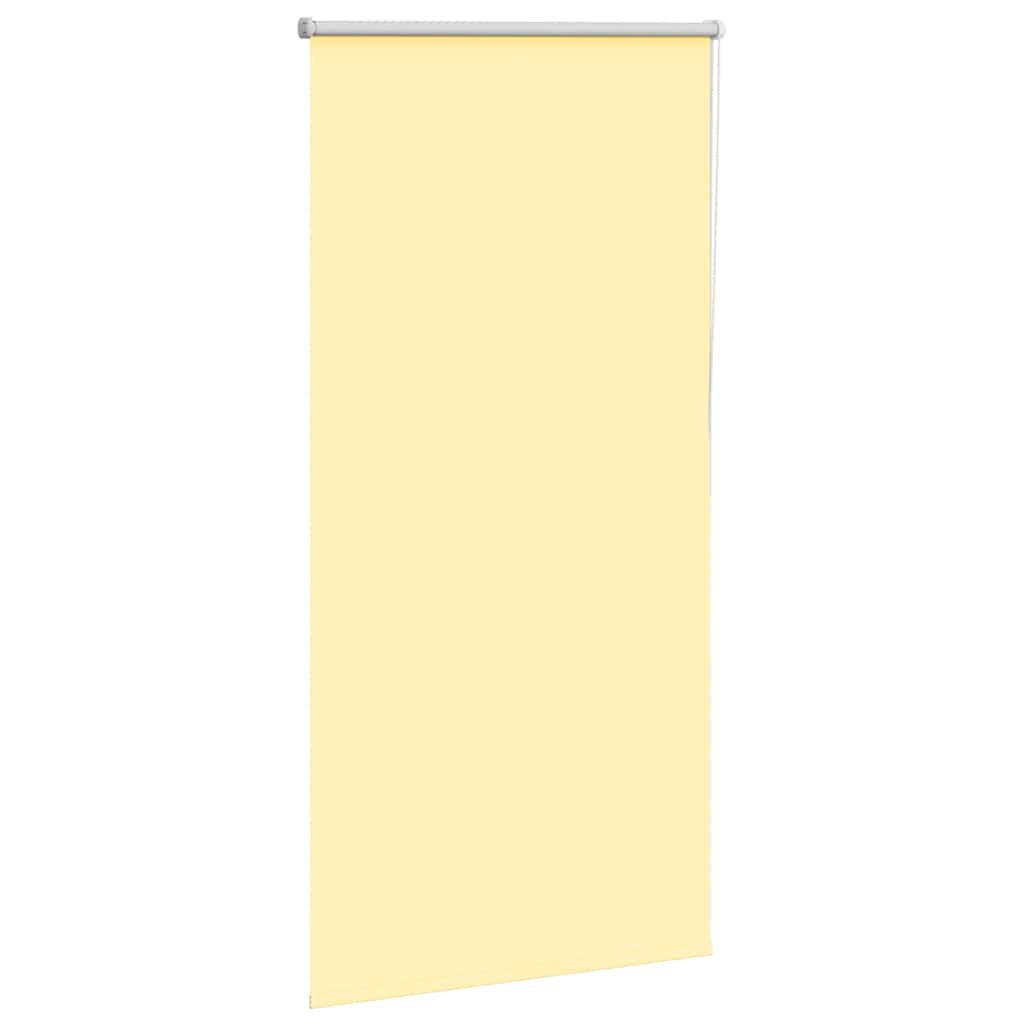 Vidaxl rolgordijn verduisterend 70x130 cm stofbreedte 65,7 cm geel
