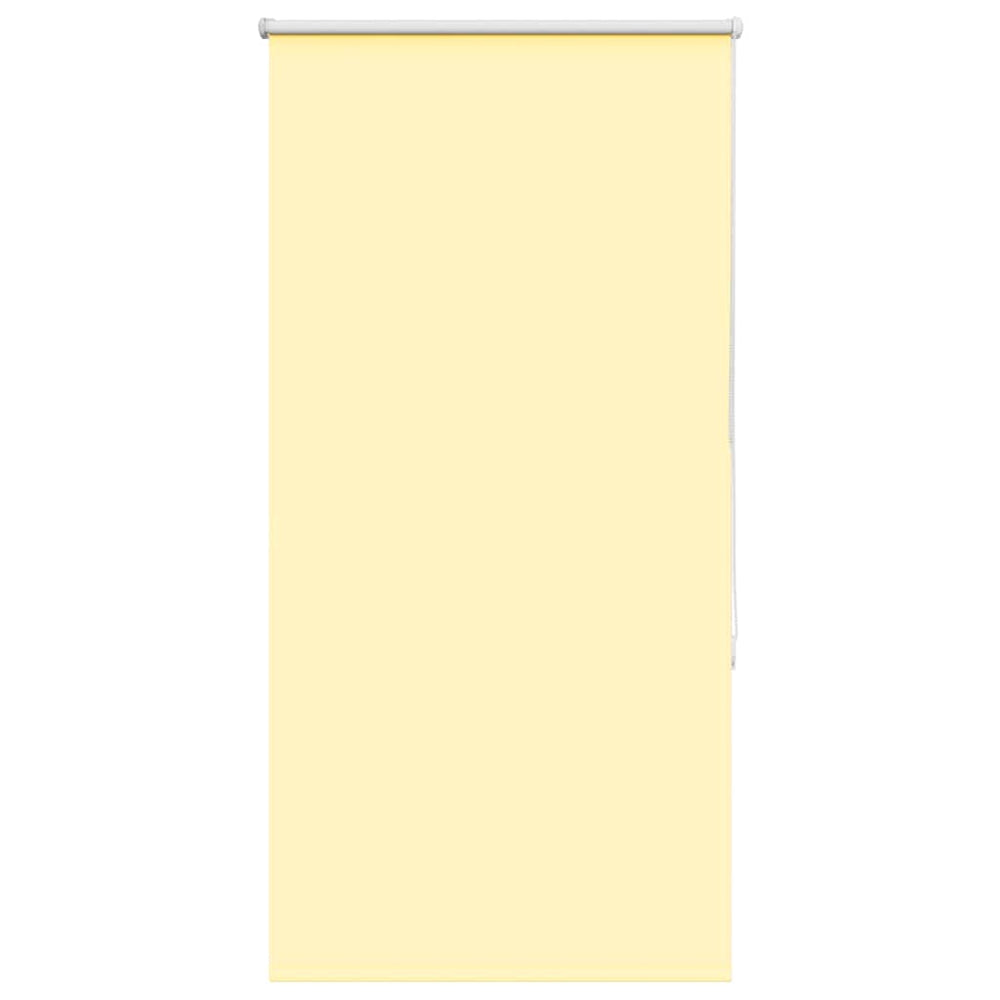 Vidaxl rolgordijn verduisterend 75x130 cm stofbreedte 70,7cm geel