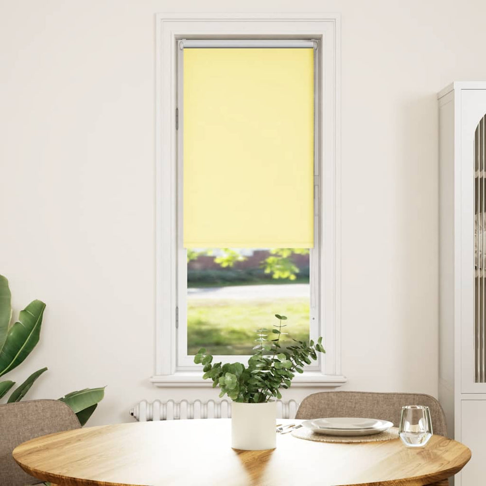 Vidaxl rolgordijn 55x150 cm verduisterend stofbreedte 50,7cm geel