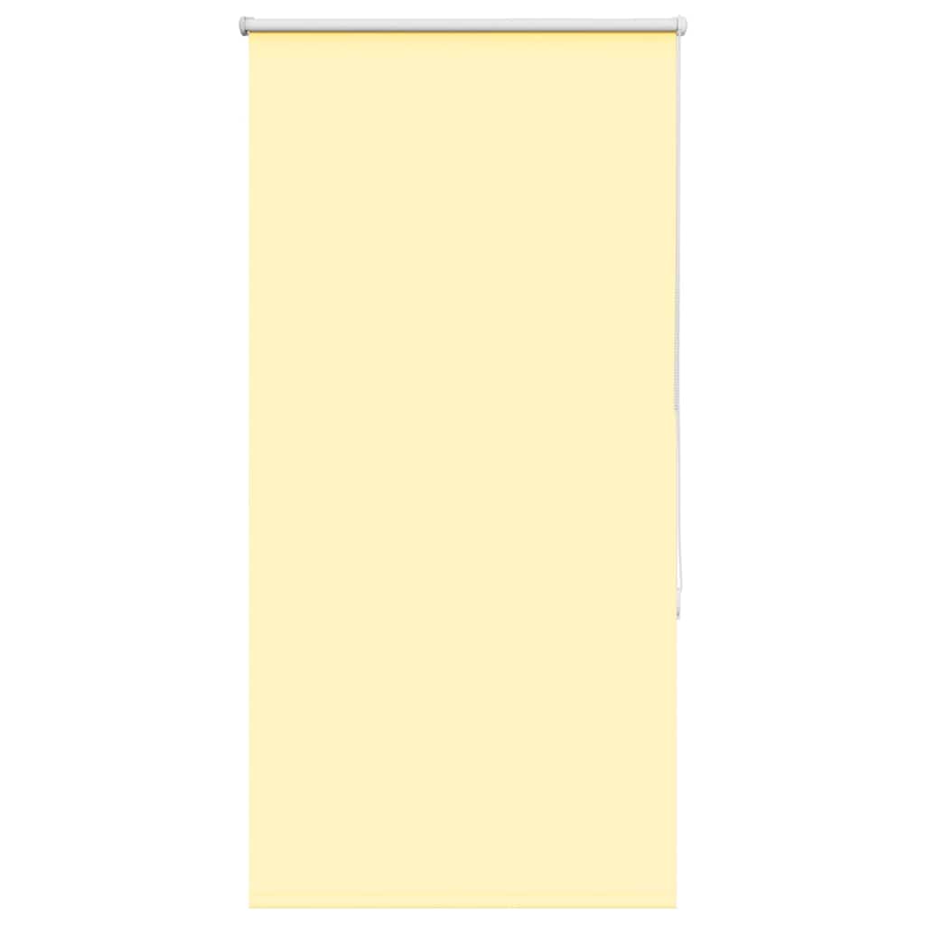 Vidaxl rolgordijn verduisterend 75x150 cm stofbreedte 70,7cm geel