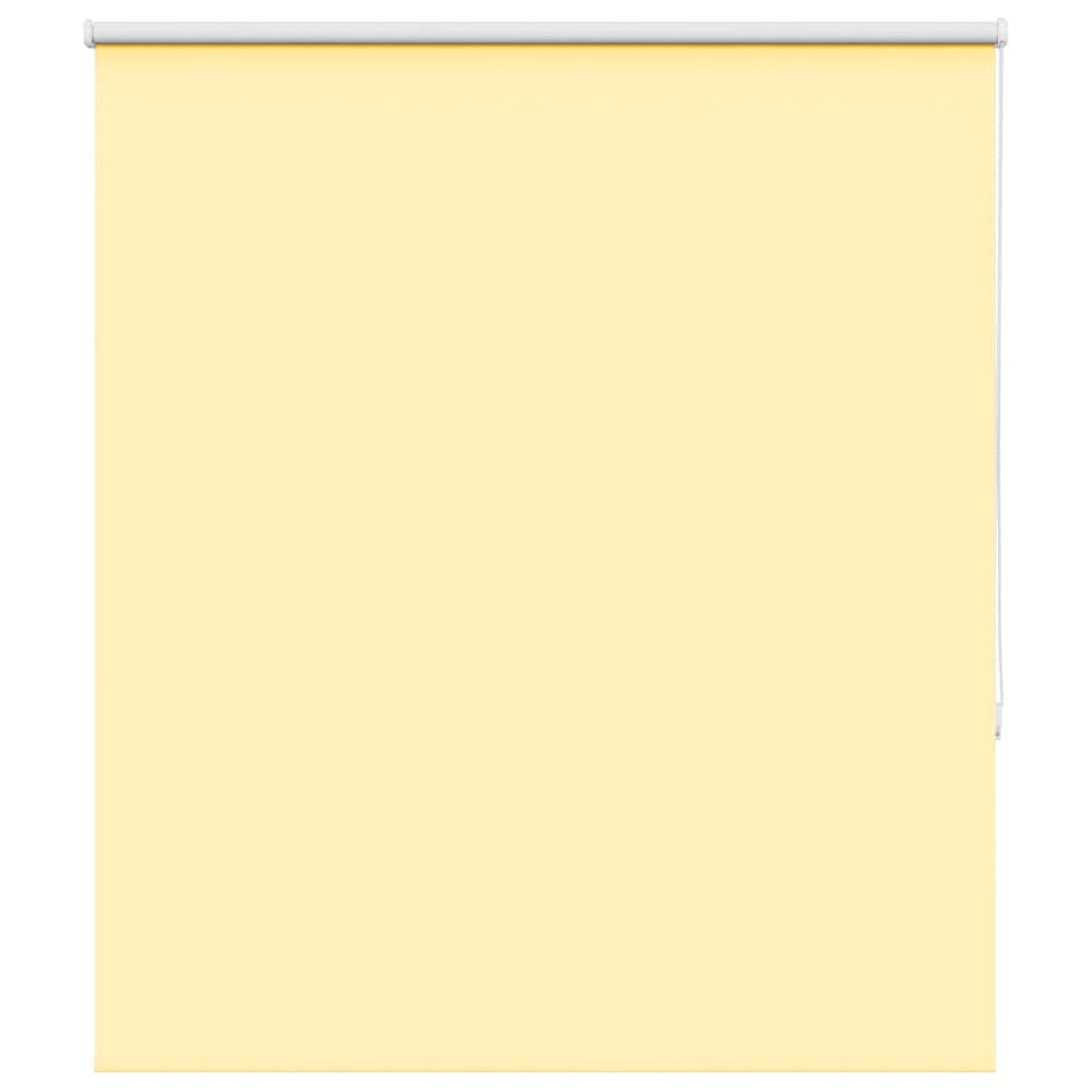 Vidaxl rolgordijn 140x150 cm verduisterend stofbreedte 136,6 cm geel