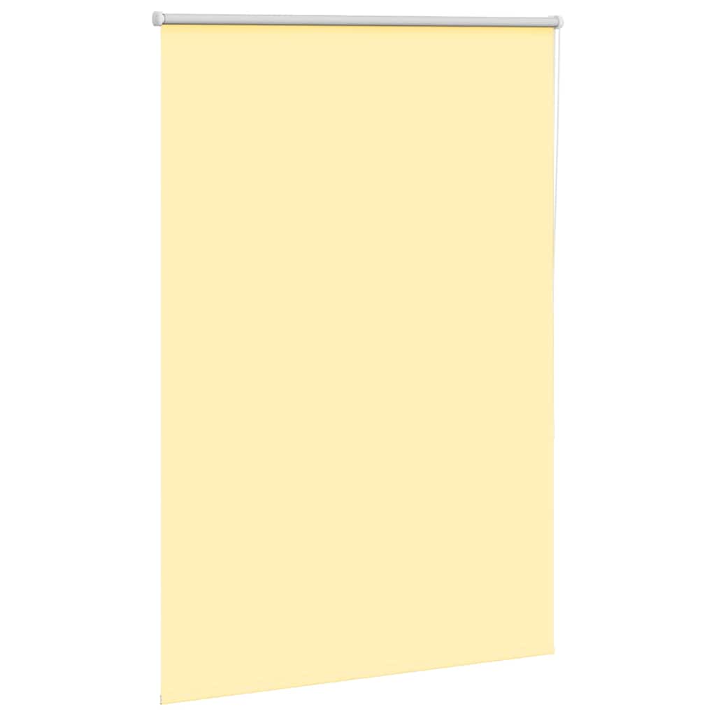 Vidaxl rolgordijn verduisterend 105x175 cm stofbreedte 100,7 cm geel