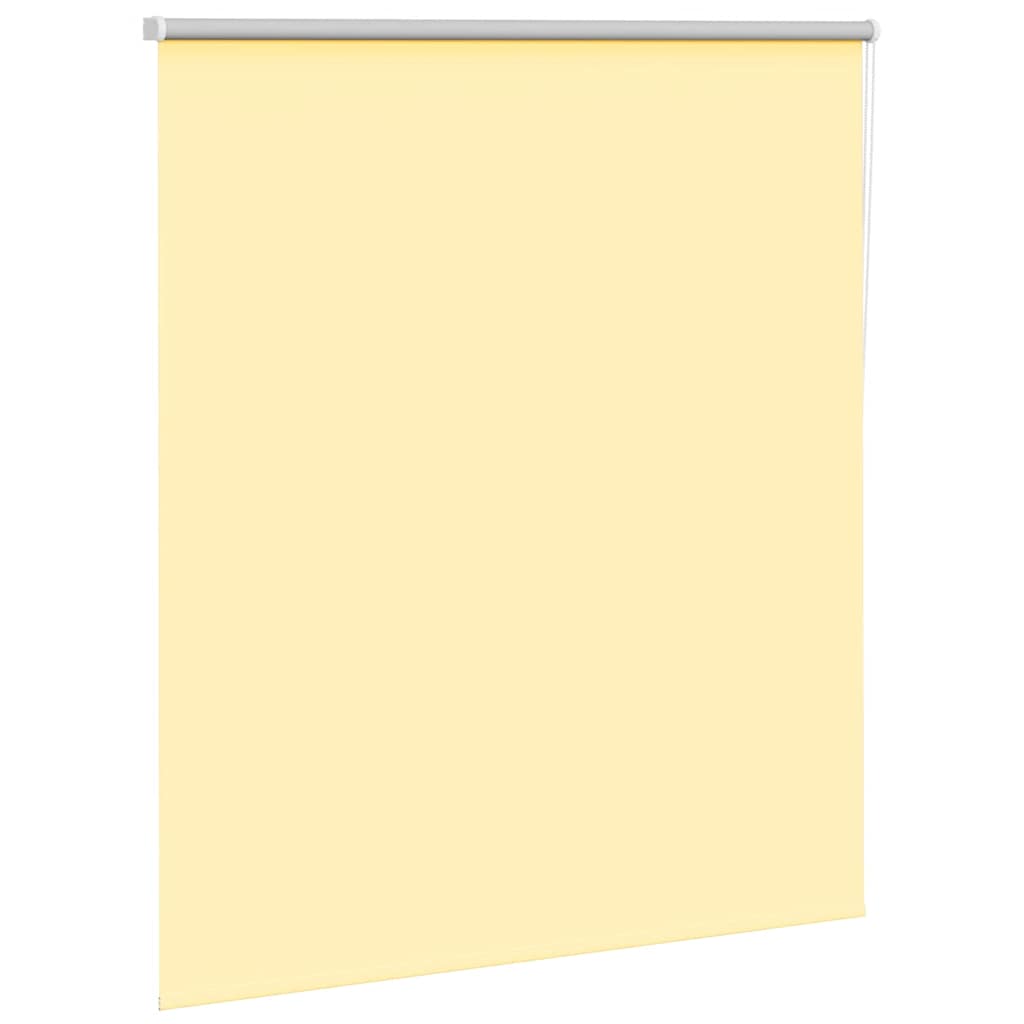 Vidaxl rolgordijn verduisterend 130x175 cm stofbreedte 126,6 cm geel
