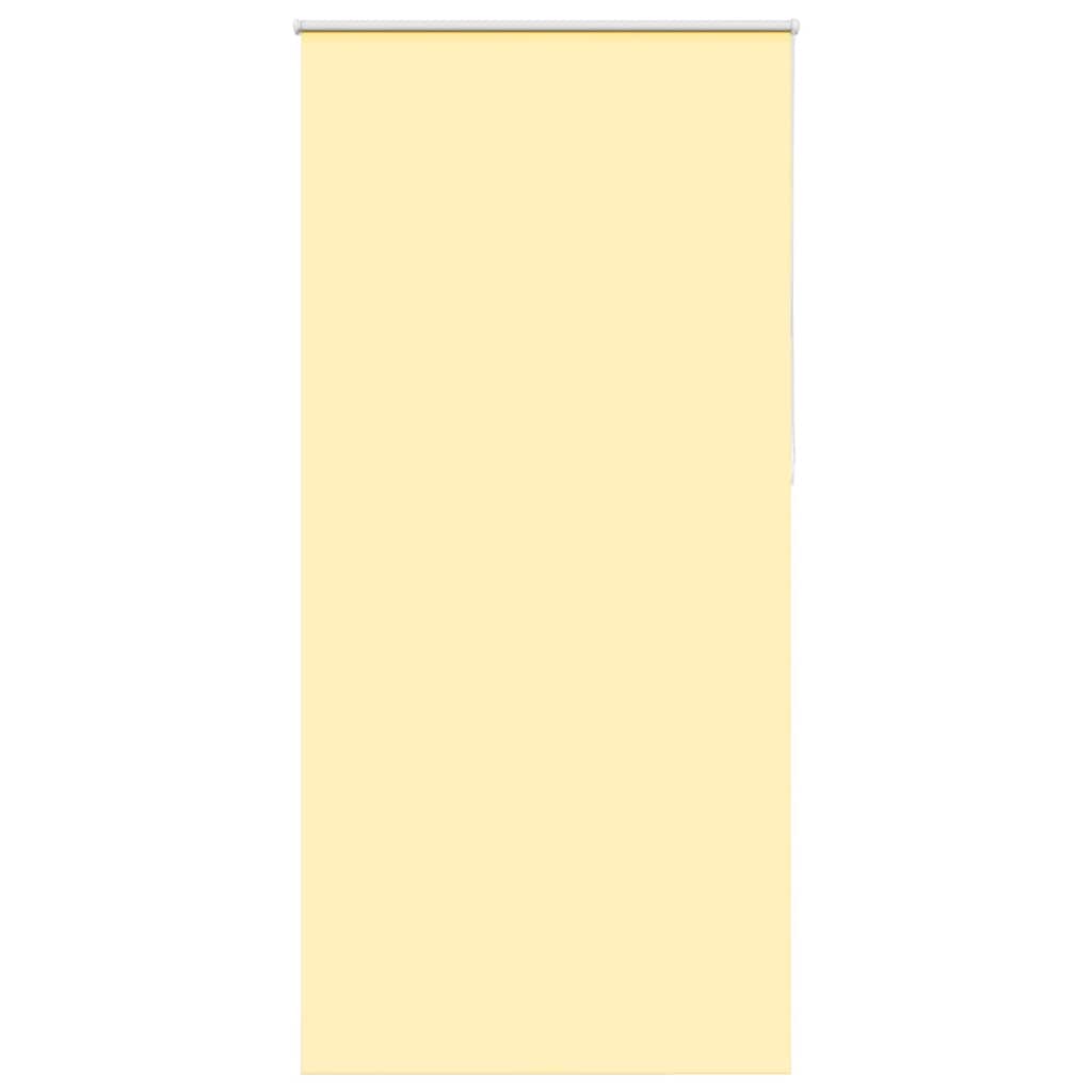 Vidaxl rolgordijn verduisterend 95x210 cm stofbreedte 90,7 cm geel