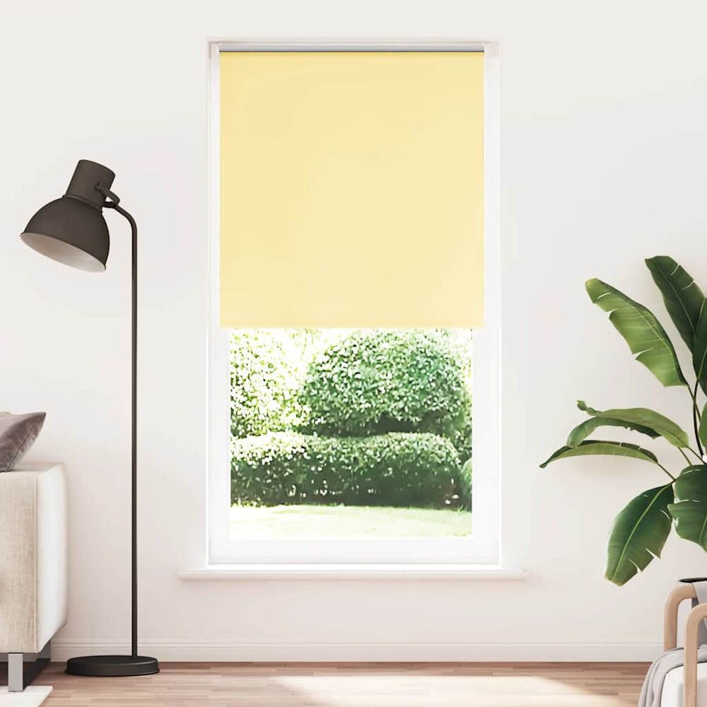 Vidaxl rolgordijn verduisterend 95x210 cm stofbreedte 90,7 cm geel