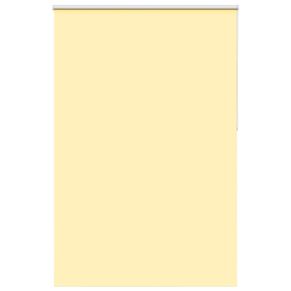 Vidaxl rolgordijn verduisterend 145x210 cm stofbreedte 141,6 cm geel