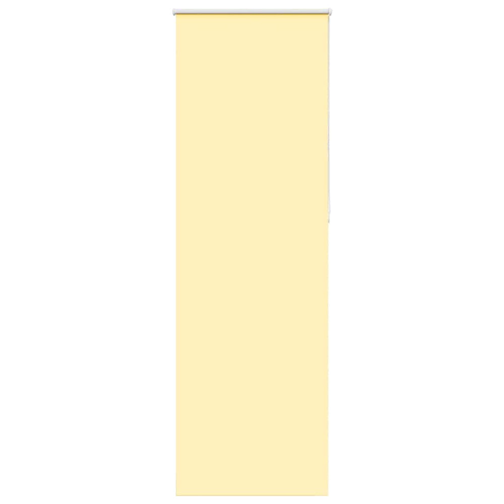 Vidaxl rolgordijn verduisterend 85x230 cm stofbreedte 80,7cm geel