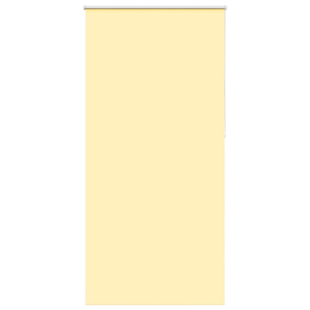 Vidaxl rolgordijn verduisterend 90x230 cm stofbreedte 85,7cm geel