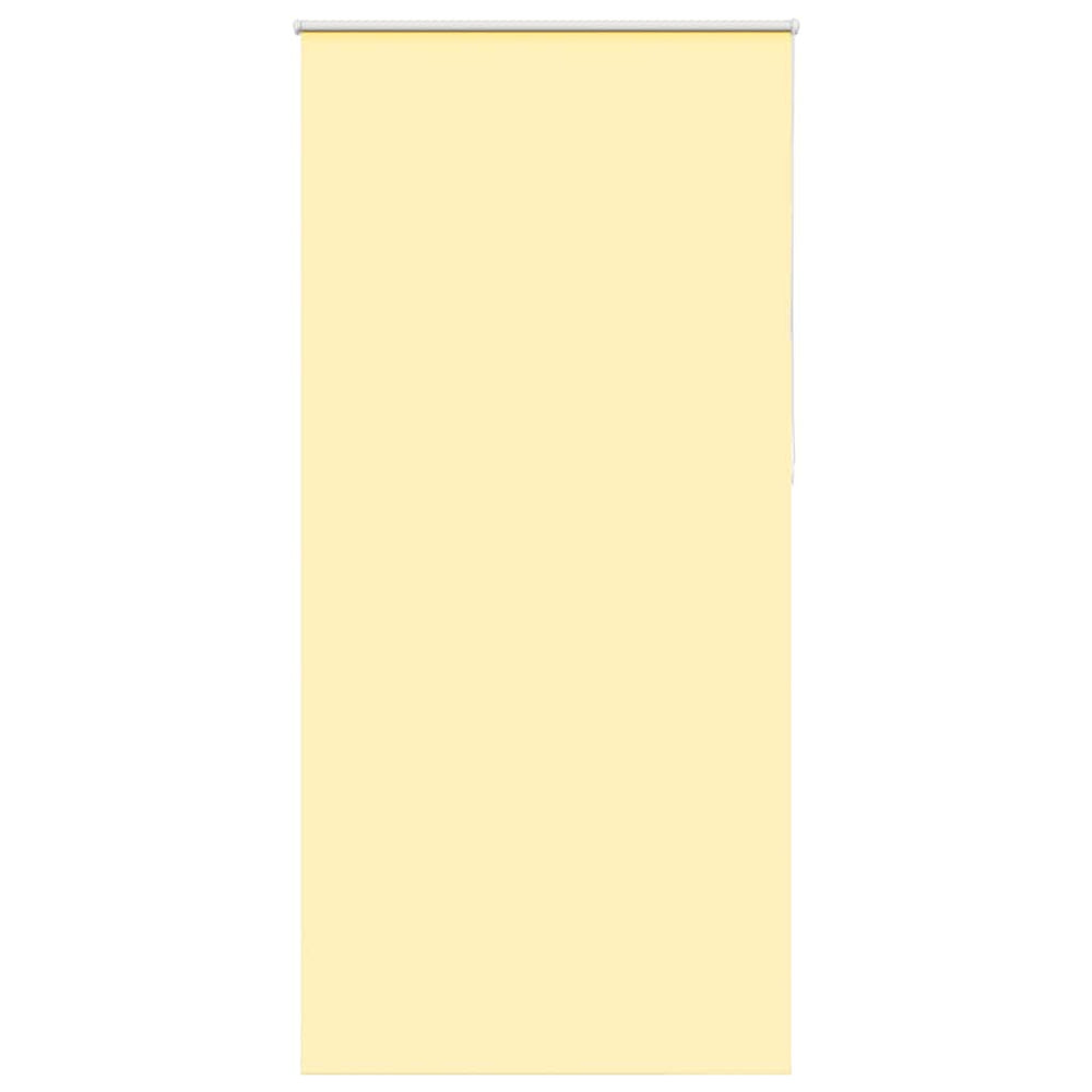 Vidaxl rolgordijn verduisterend 100x230cm stofbreedte 95,7cm geel