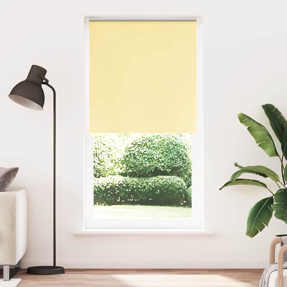 Vidaxl rolgordijn 115x230 cm verduisterend stofbreedte 110,7 cm geel