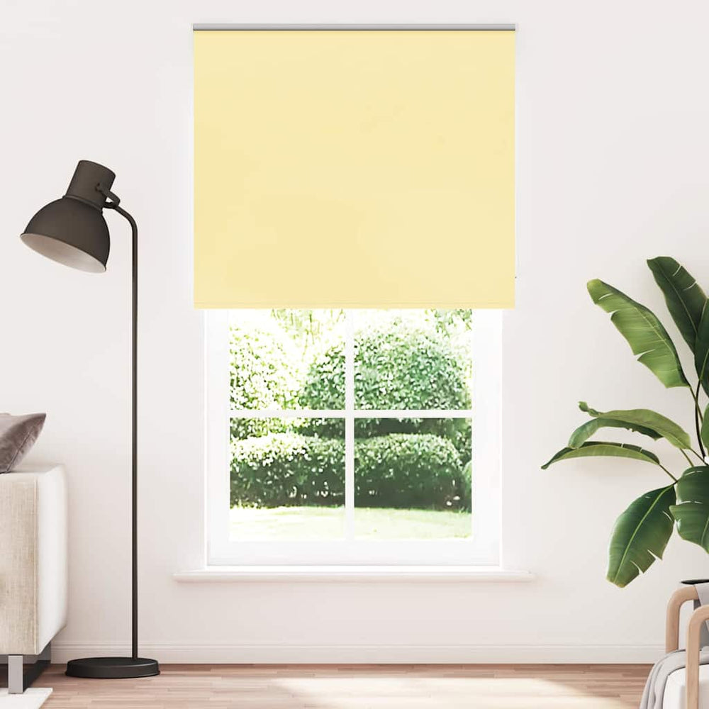 Vidaxl rolgordijn verduisterend 135x230 cm stofbreedte 131,6 cm geel