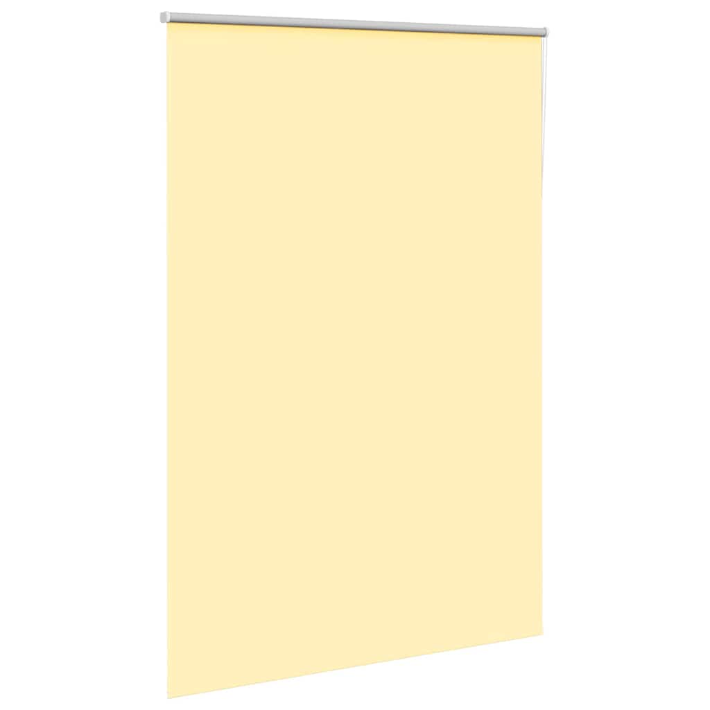 Vidaxl rolgordijn verduisterend 160x230 cm stofbreedte 156,6 cm geel