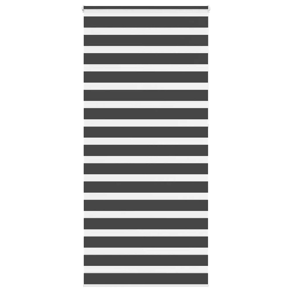 Vidaxl zebra rolgordijn 95x230 cm stofbreedte 90,9 cm zwart