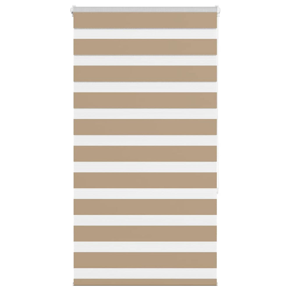 Vidaxl zebra blind 70x150 cm stofbreedte 65,9 cm polyester zandbruin