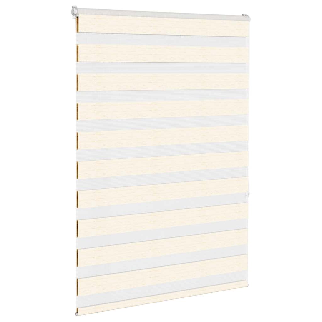 Vidaxl zebragordijn 105x150cm stofbreedte 100,9cm polyester marmerbeige