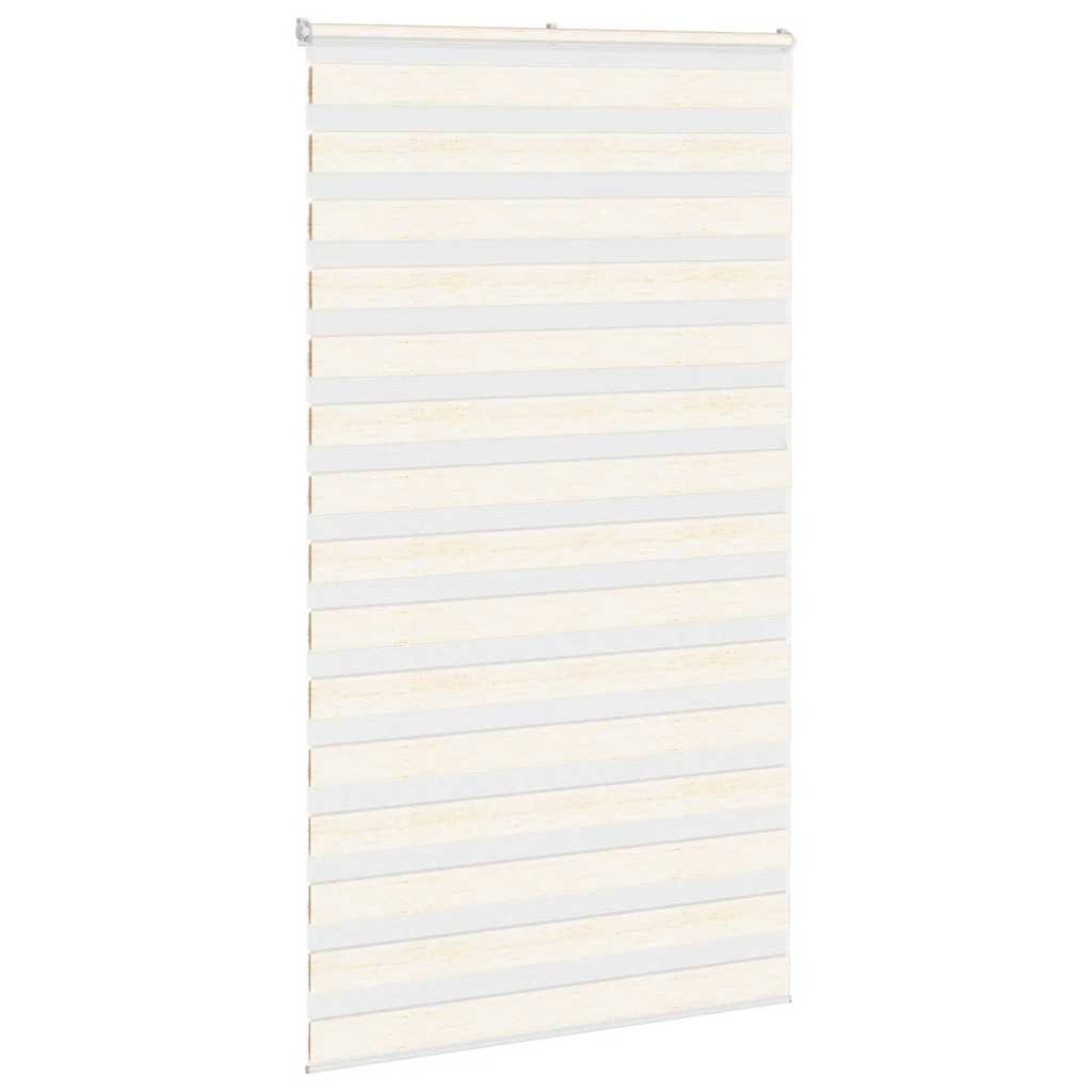 Vidaxl zebragordijn 130x230cm stofbreedte 125,9cm polyester marmerbeige