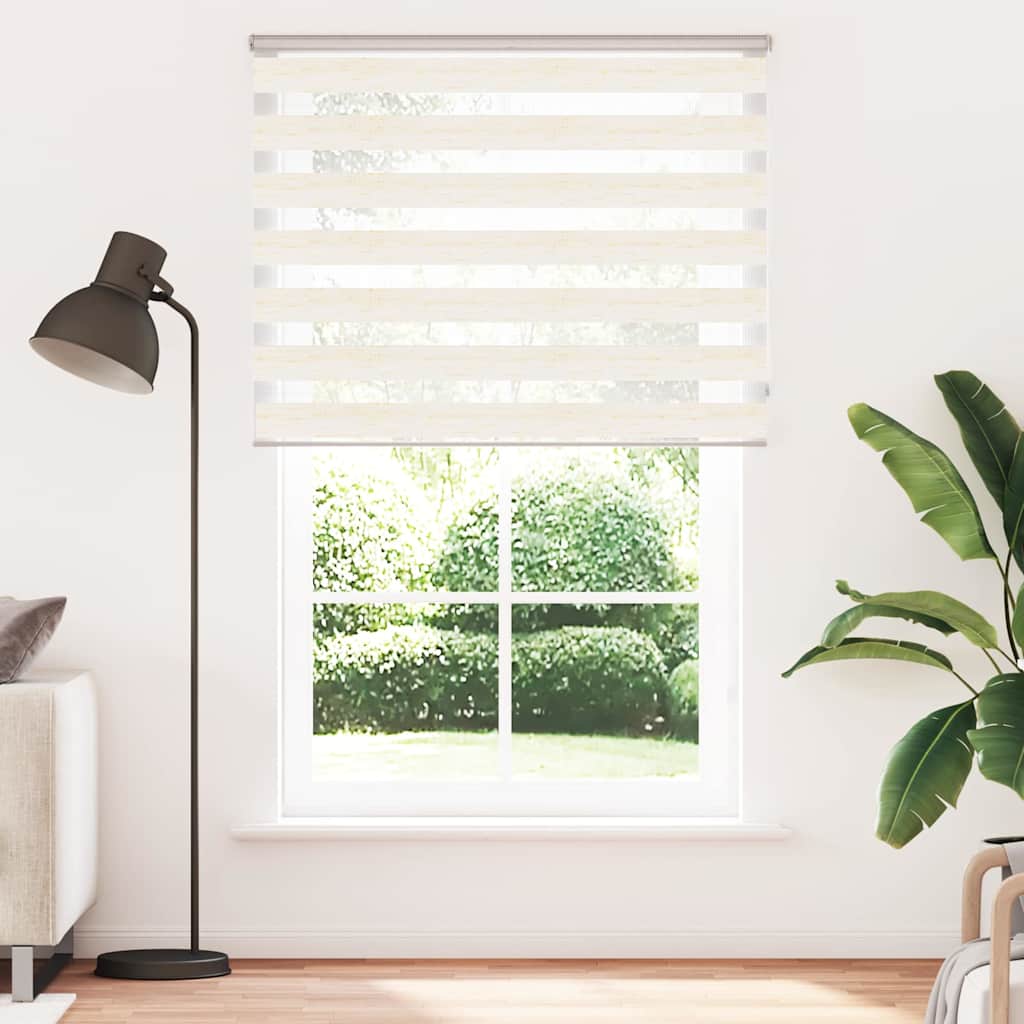 Vidaxl zebragordijn 145x230cm stofbreedte 140,9cm polyester marmerbeige