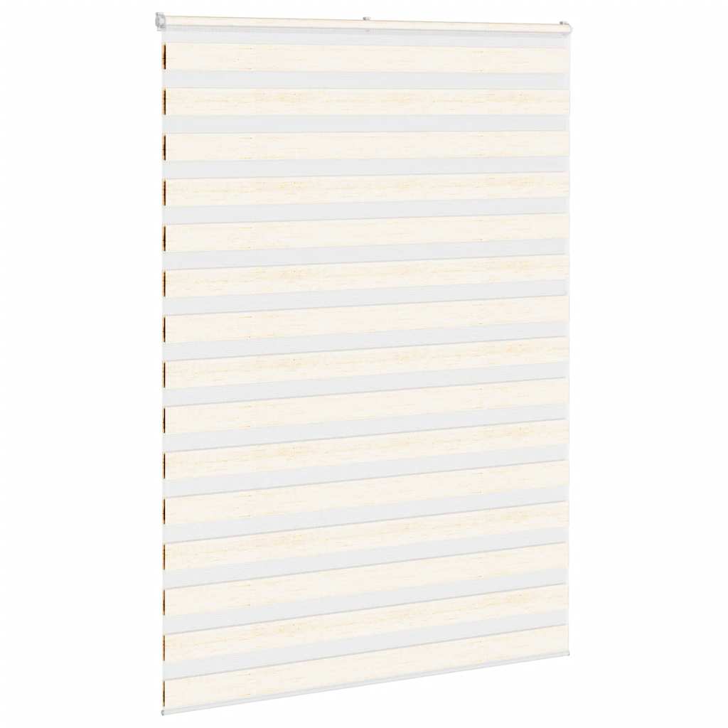 Vidaxl zebra blind marmer beige 165x230 cm stofbreedte 160,9 cm polyester