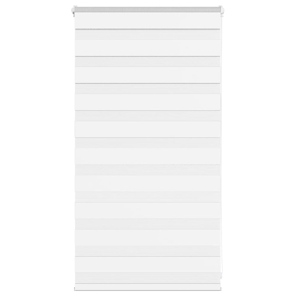 Vidaxl zebra blind 80x100 cm stofbreedte 75,9 cm polyester wit