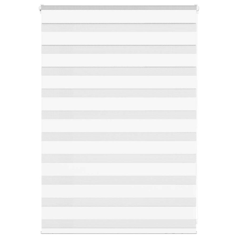 Vidaxl zebra blind 110x100 cm stofbreedte 105,9 cm polyester wit