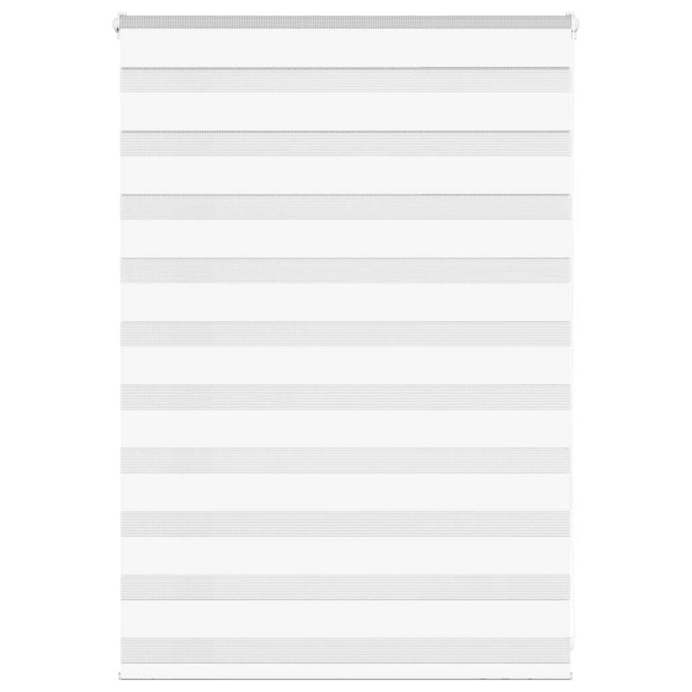 Vidaxl zebra blind 115x100 cm stofbreedte 110,9 cm polyester wit