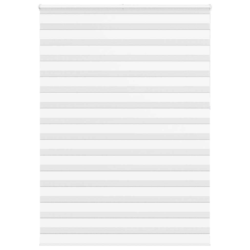 Vidaxl zebra rolgordijn 165x230 cm stofbreedte 160,9cm polyester wit