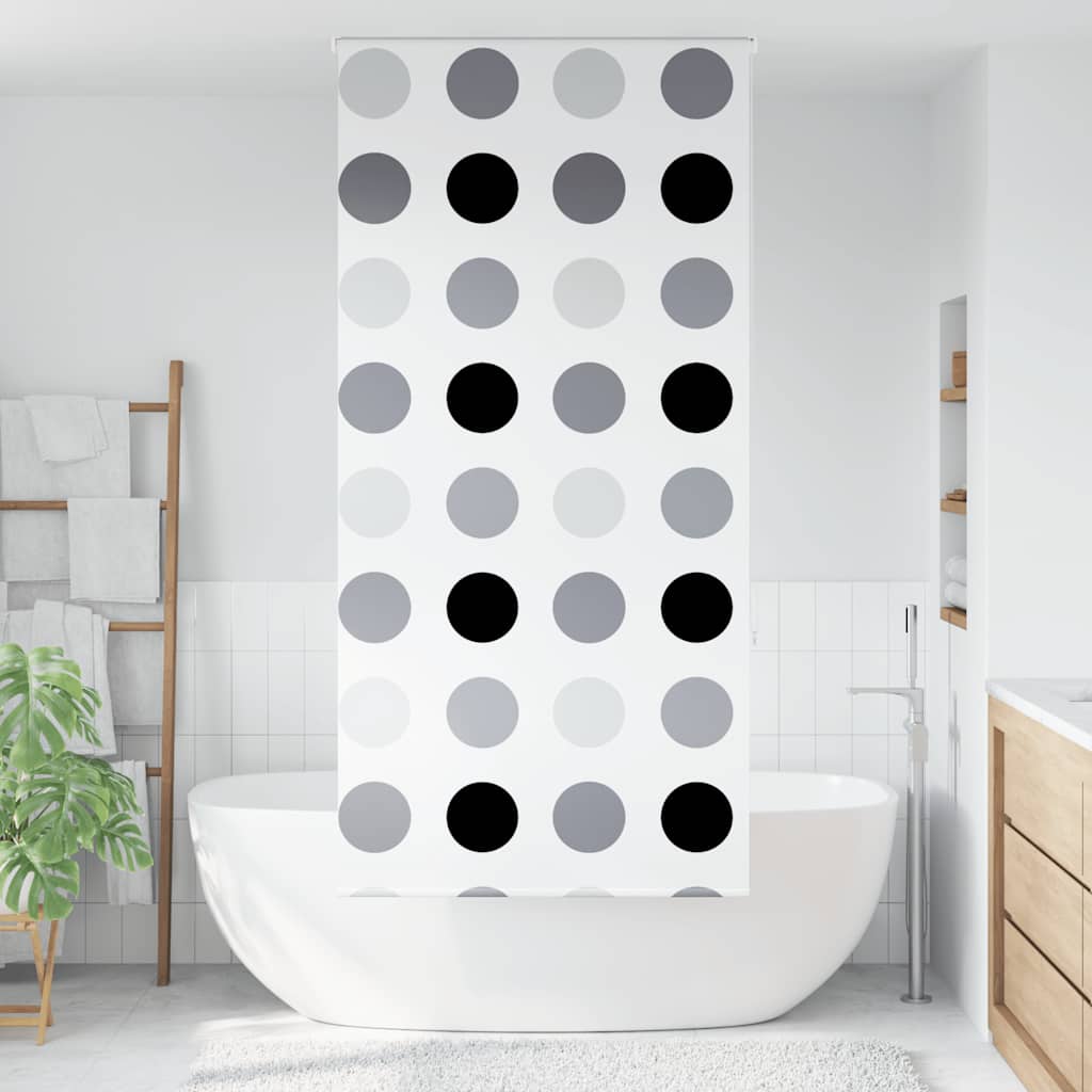 Vidaxl doucherolgordijn 90x240 cm stofbreedte 86 cm