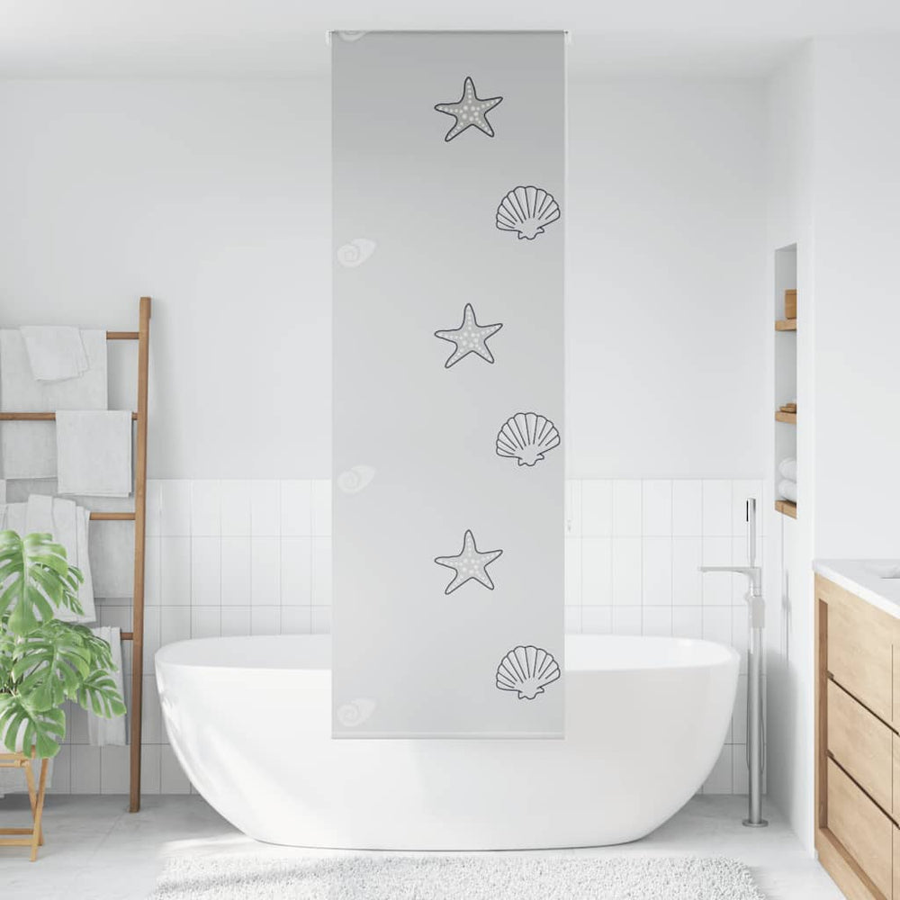 Vidaxl doucherolgordijn 80x240 cm stofbreedte 76 cm