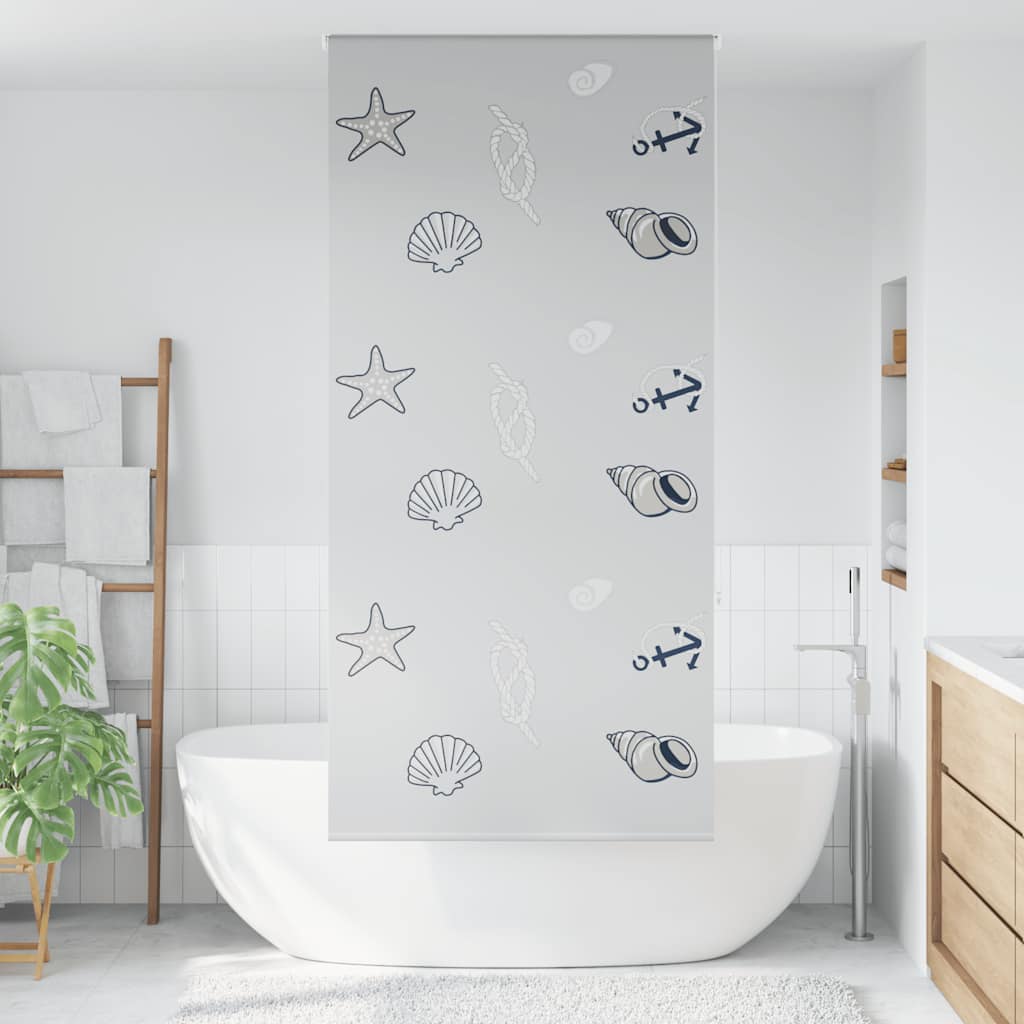 Vidaxl doucherolgordijn 90x240 cm stofbreedte 86 cm