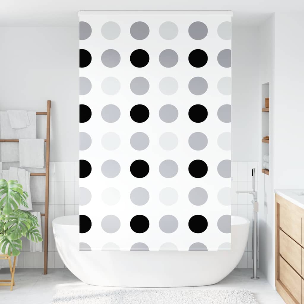 Vidaxl doucherolgordijn met cassette 140x240 cm stofbreedte 136 cm