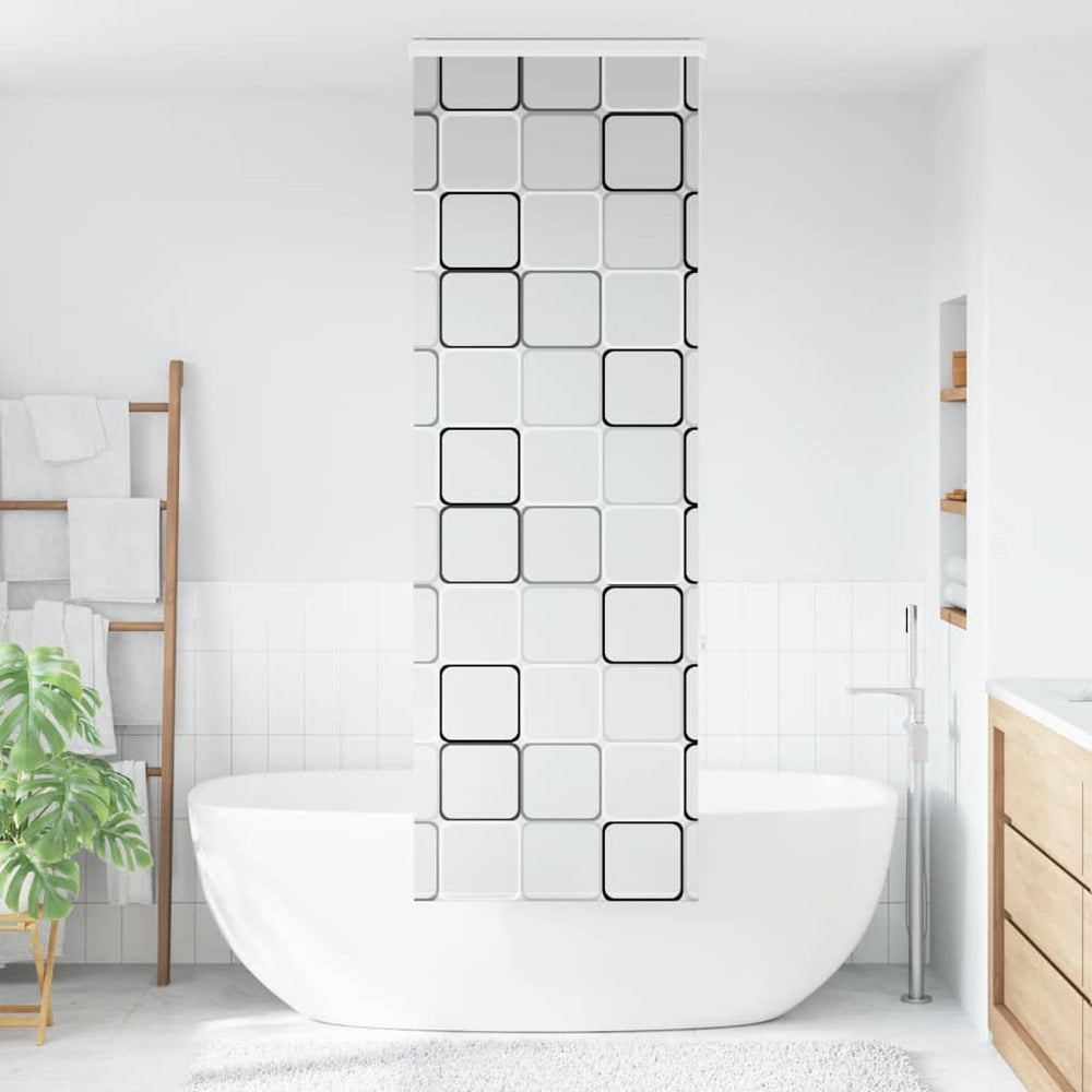 Vidaxl doucherolgordijn met cassette 70x240 cm stofbreedte 66 cm