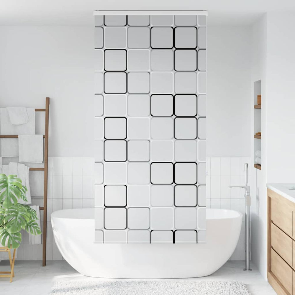 Vidaxl doucherolgordijn met cassette 110x240 cm stofbreedte 106 cm