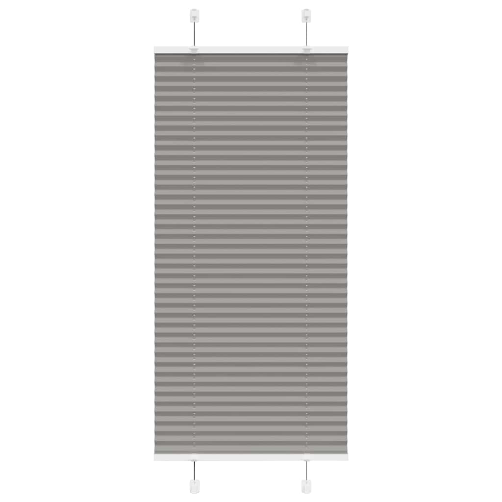 Vidaxl plissé rolgordijn 55x100 cm stofbreedte 54,4 cm antraciet