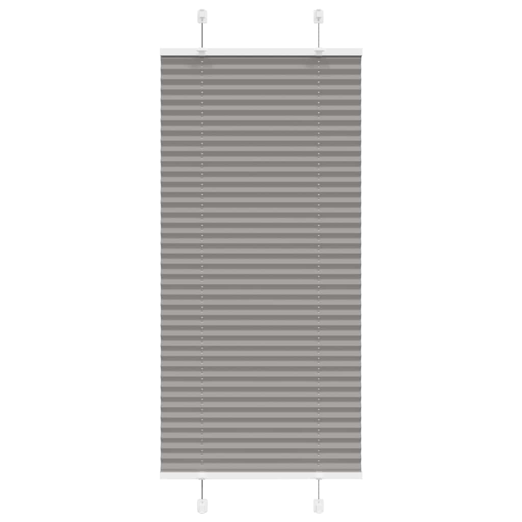 Vidaxl plissé rolgordijn 65x100 cm stofbreedte 64,4 cm antraciet