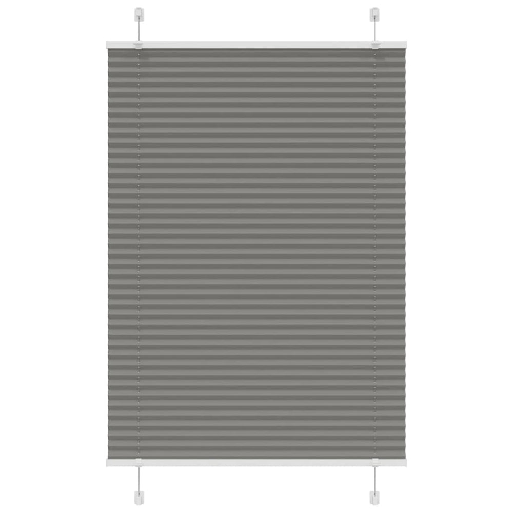 Vidaxl plissé rolgordijn 95x150 cm stofbreedte 94,4 cm antraciet