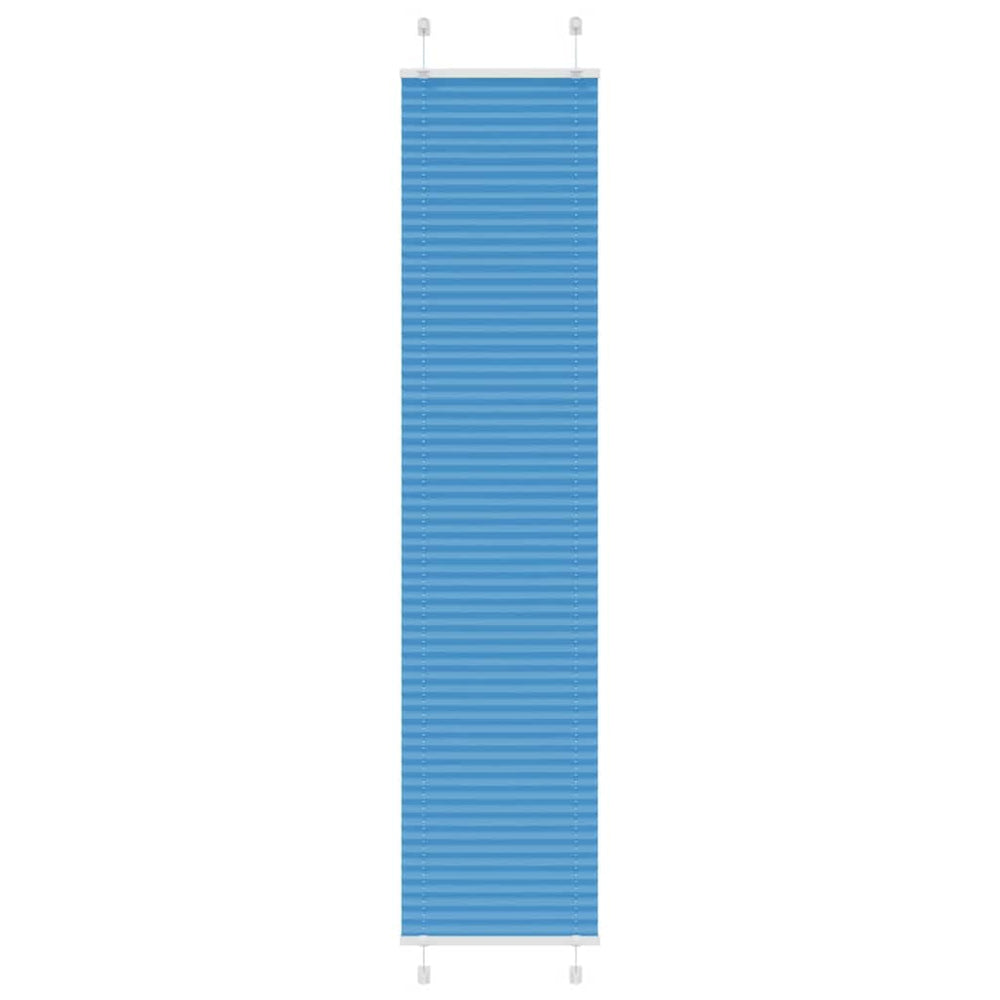 Vidaxl plissé rolgordijn 50x200 cm stofbreedte 49,4 cm polyester blauw