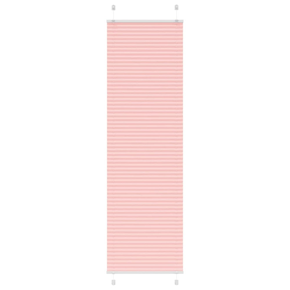 Vidaxl plissé rolgordijn 55x200 cm stofbreedte 54,4 cm polyester roze