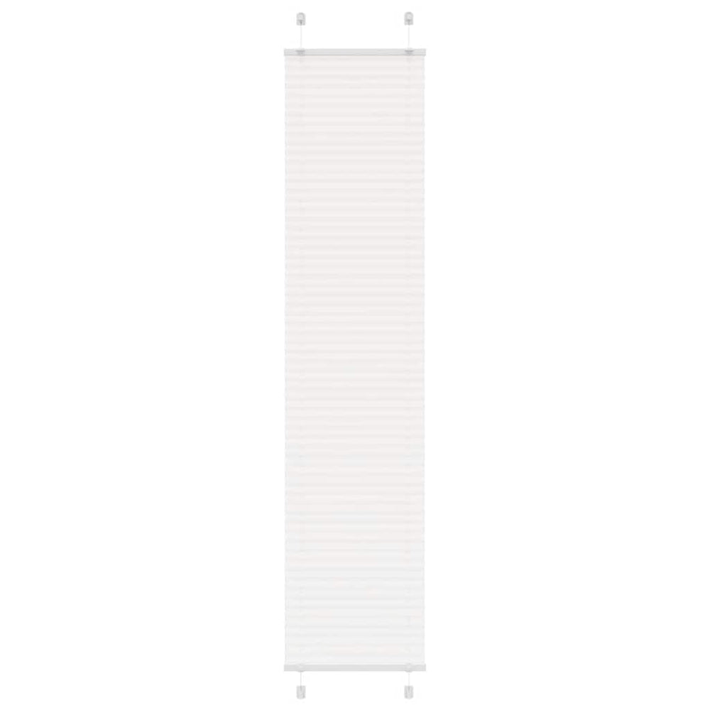Vidaxl plissé rolgordijn 50x200 cm stofbreedte 49,4 cm polyester wit