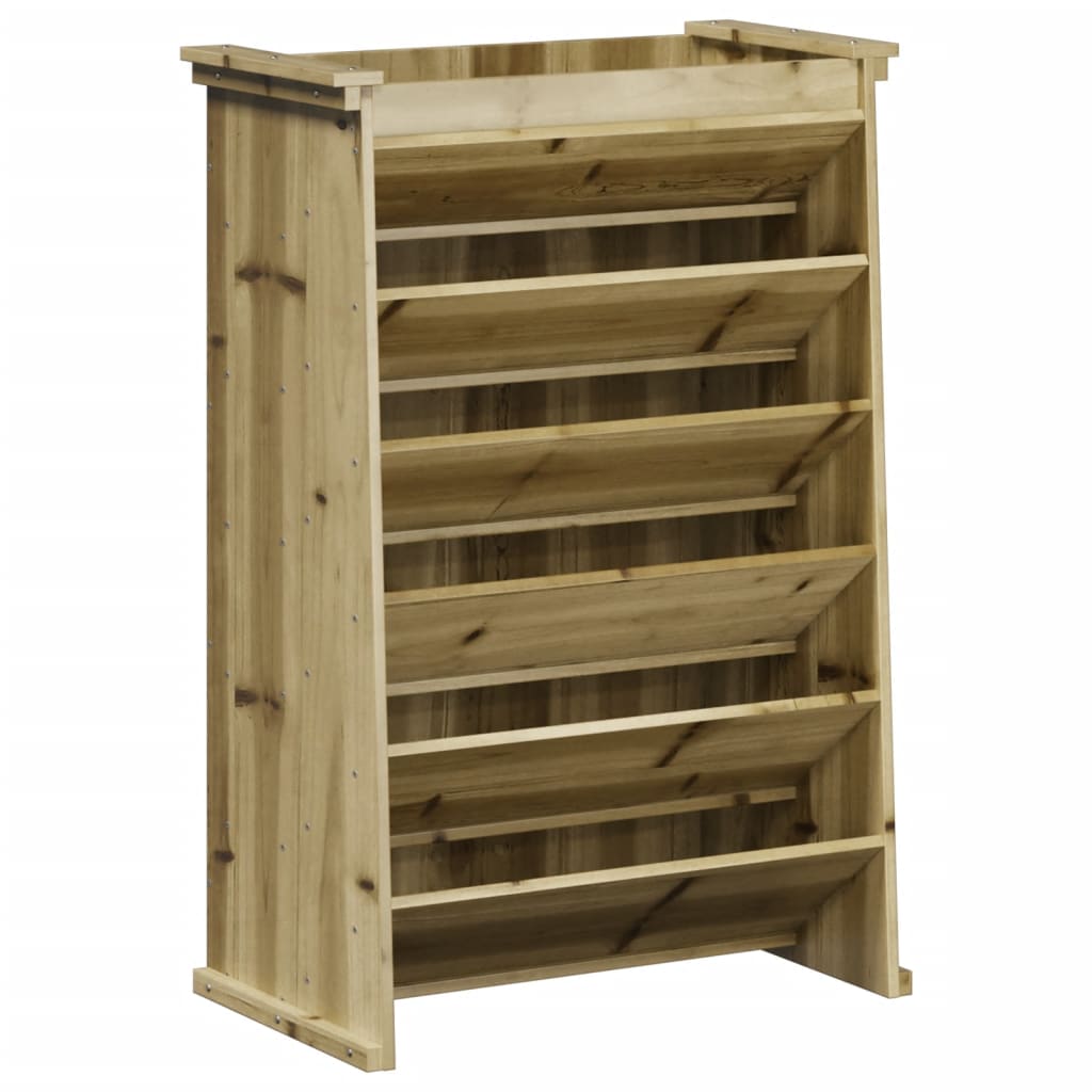 VidaXL Kruidenbak 6-laags 69x40x101,5 cm geïmpregneerd groenenhout