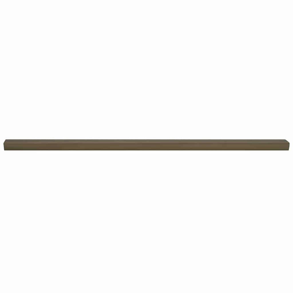 Vidaxl trapprofielen 30 pcs bruin 67 x 3 x 2 cm aluminium