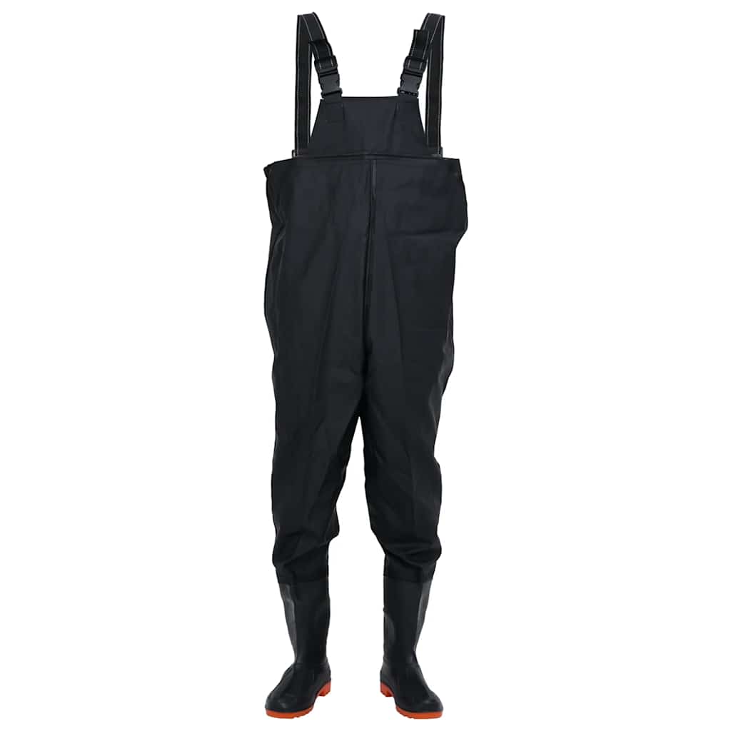 Vidaxl waadpak met laarzen maat 39 zwart