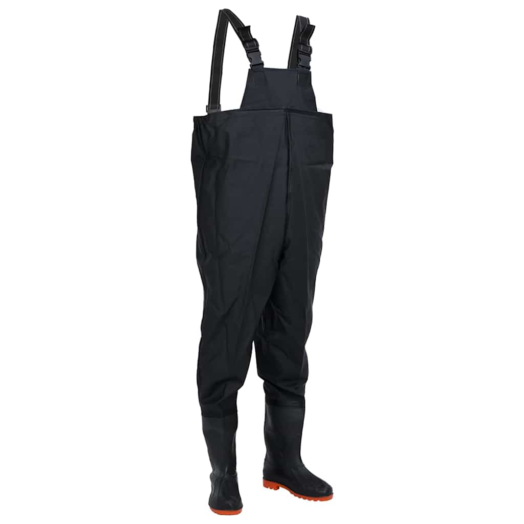 Vidaxl waadpak met laarzen maat 41 zwart