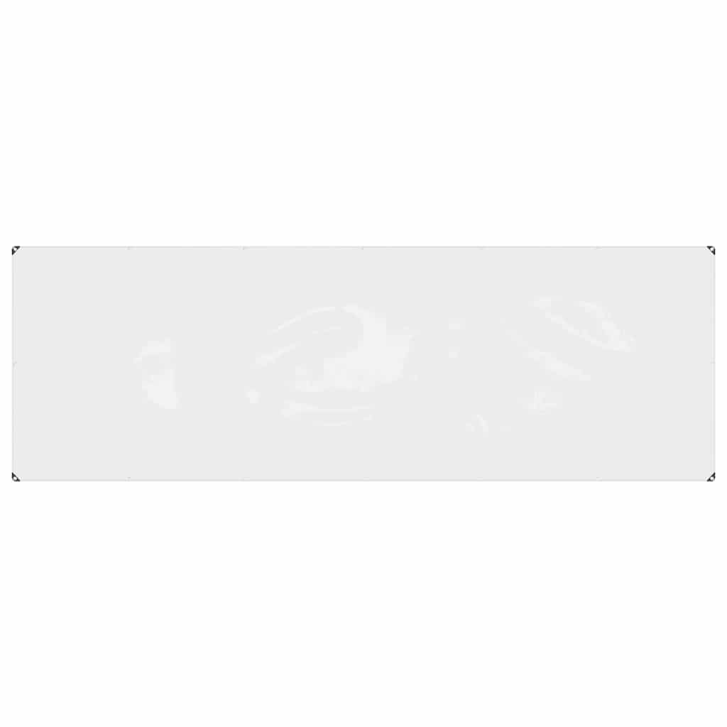 Vidaxl doorzichtige zeildoek met zeilringen 1x3m pvc