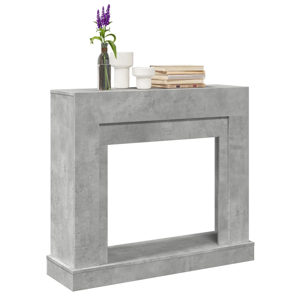 Vidaxl haardombouw 100x30x87,5 cm bewerkt hout betongrijs