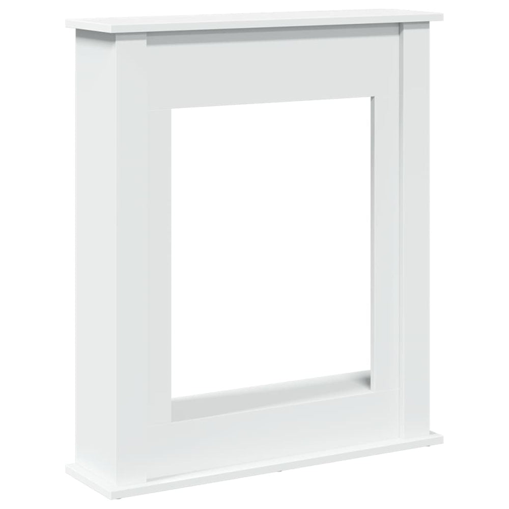 Vidaxl haardombouw 75x20x87,5 cm bewerkt hout wit