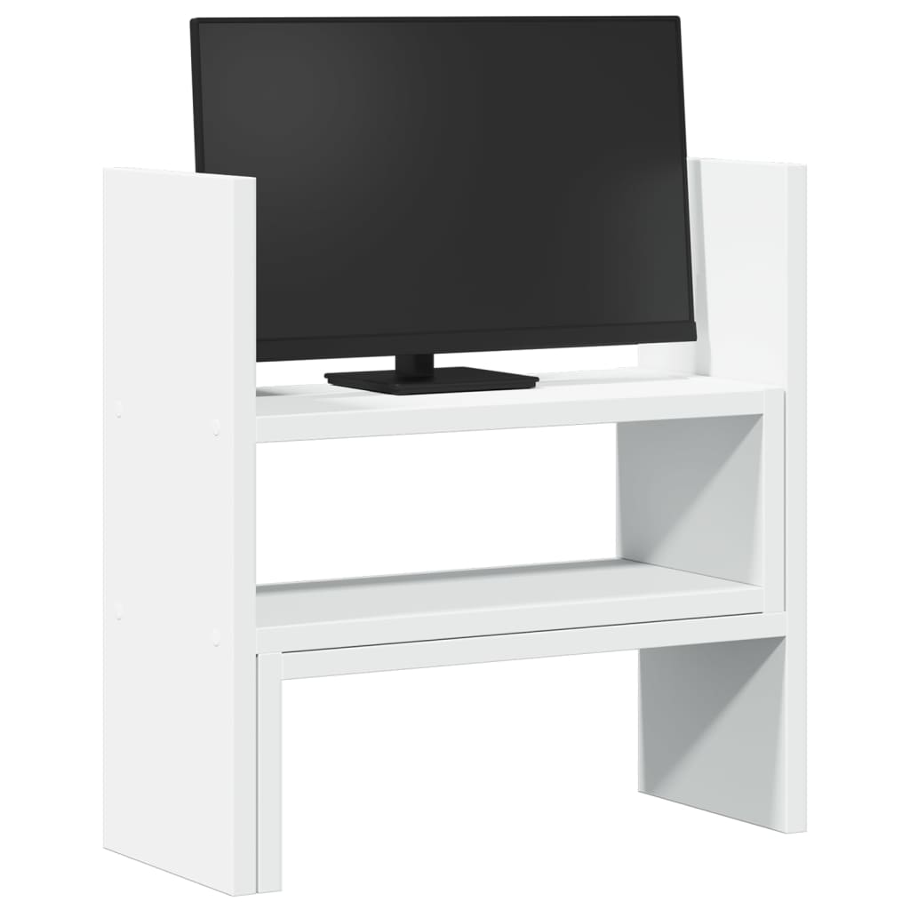 Vidaxl bureau-organizer 40x17x41 cm bewerkt hout wit