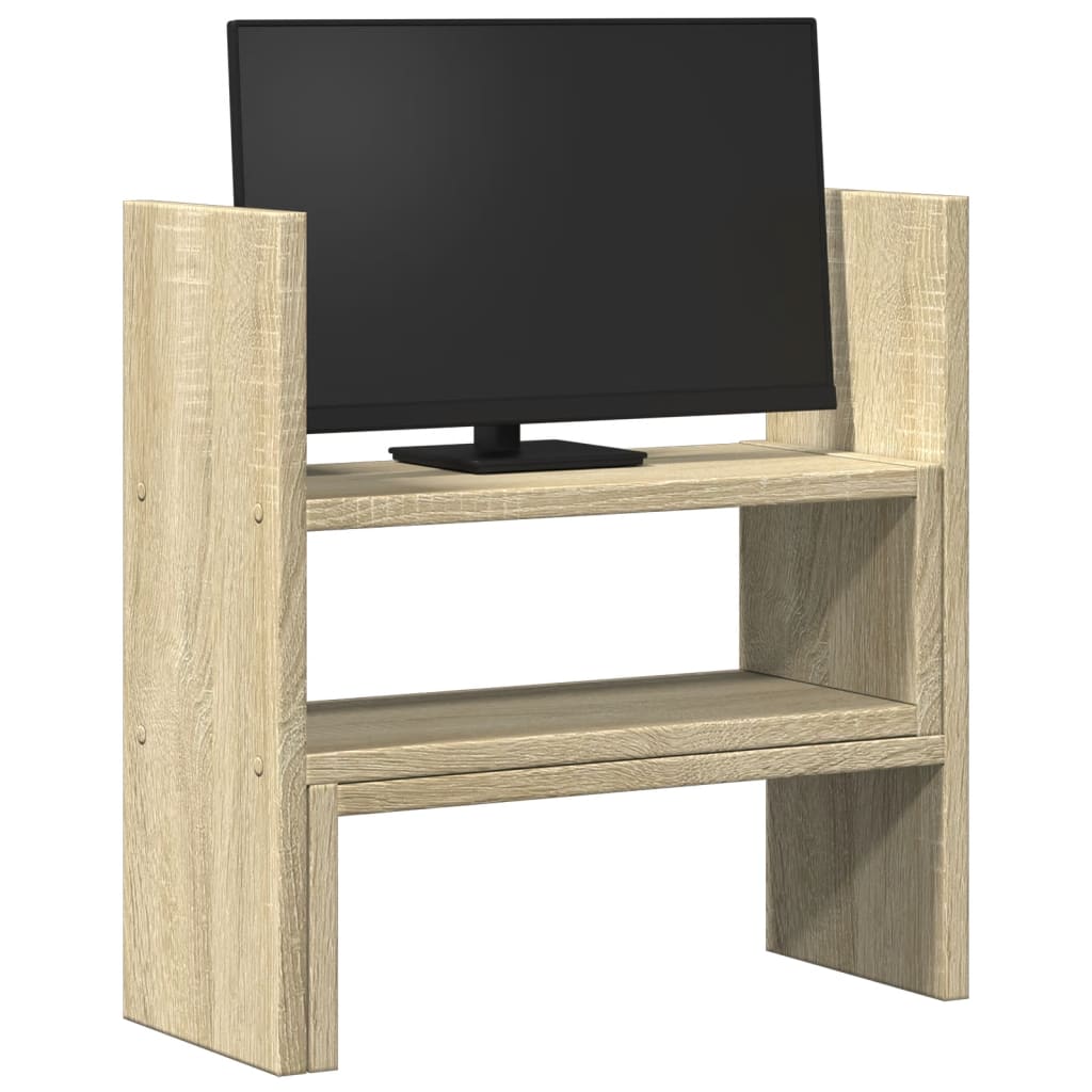 Vidaxl bureau-organizer 40x17x41 cm bewerkt hout sonoma eikenkleurig